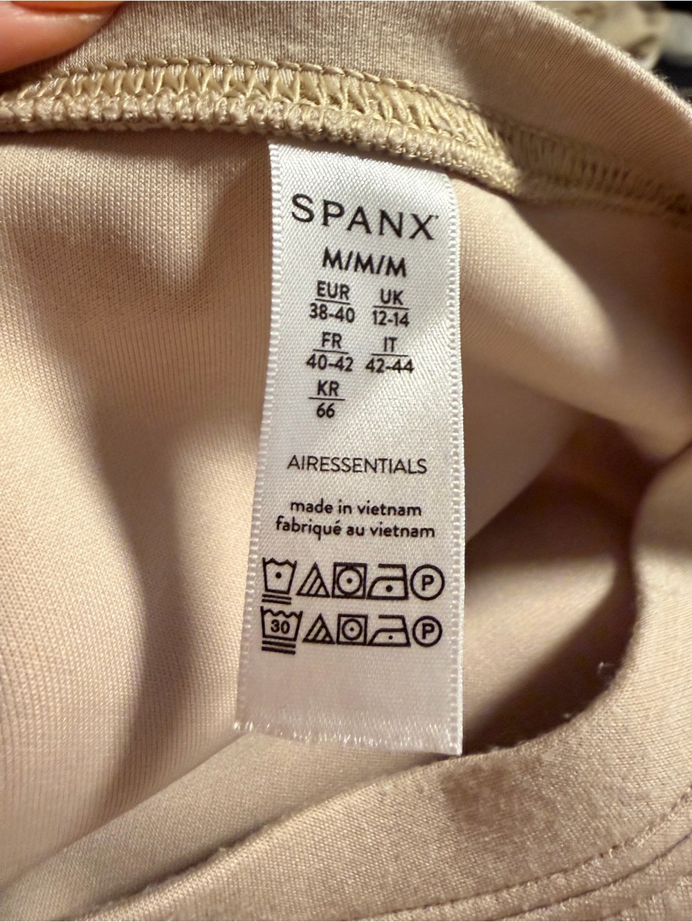 SPANX Sleeveless Belted Midi Dress in Tan - Picture 6 of 6